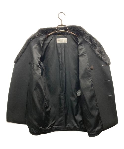 Saint Laurent Paris（サンローランパリ）Saint Laurent Paris (サンローランパリ) ヌートリアファーコート ブラック サイズ:SIZE 46の古着・服飾アイテム