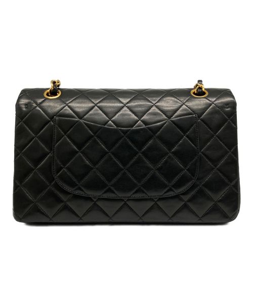CHANEL（シャネル）CHANEL (シャネル) Wフラップチェーンショルダーバッグ 25 ブラック サイズ:25の古着・服飾アイテム