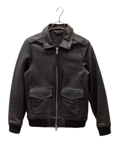 ALLSAINTS オールセインツ スエード羊毛皮コートブラック 未使用品 ALLSAINTS（オールセインツ） コート ジャケット COLT LEATHER JACKET
