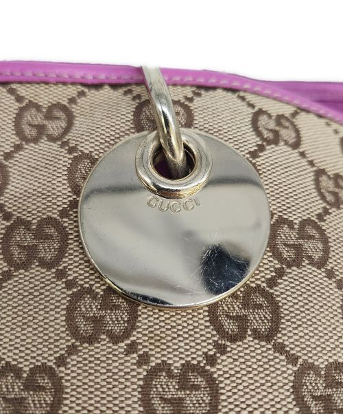 GUCCI（グッチ）GUCCI (グッチ) トートバッグ ベージュ×ピンクの古着・服飾アイテム