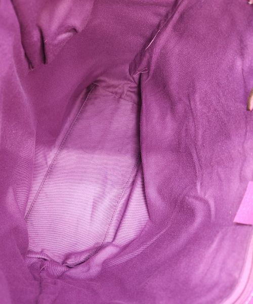 GUCCI（グッチ）GUCCI (グッチ) トートバッグ ベージュ×ピンクの古着・服飾アイテム