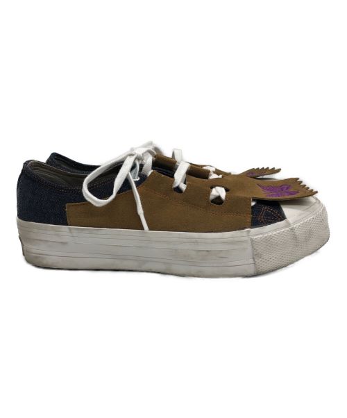 Needles（ニードルズ）Needles (ニードルズ) スニーカー インディゴ×ブラウン サイズ:SIZE 10の古着・服飾アイテム