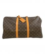 LOUIS VUITTONルイ ヴィトン）の古着「キーポル50/トラベルバッグ/モノグラム」｜ブラウン