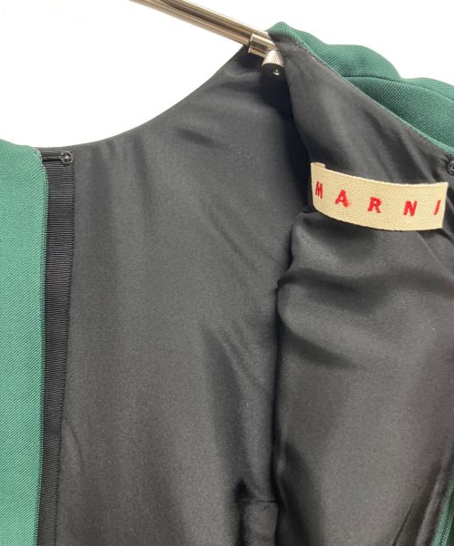 MARNI（マルニ）MARNI (マルニ) 半袖ワンピース グリーン サイズ:38の古着・服飾アイテム