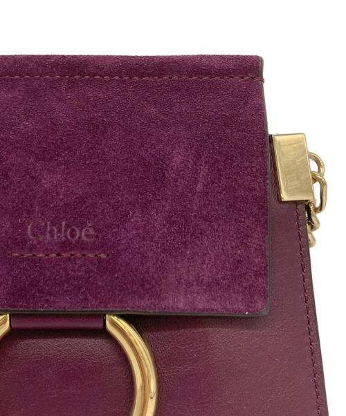 Chloe（クロエ）Chloe (クロエ) フェイブレスレットクロスボディバッグ パープルの古着・服飾アイテム