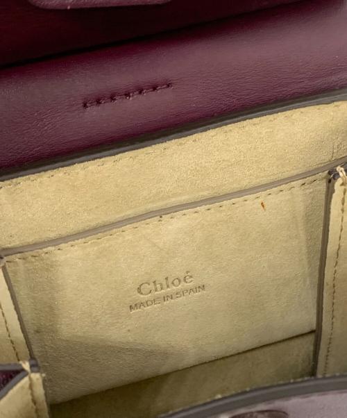 Chloe（クロエ）Chloe (クロエ) フェイブレスレットクロスボディバッグ パープルの古着・服飾アイテム