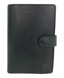 LOUIS VUITTON（ルイ ヴィトン）の古着「アジェンダPM　手帳カバー＆手帳＆ボールペンセット」｜ノワール