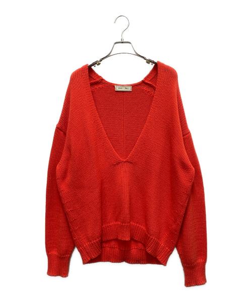 ebure（エブール）ebure (エブール) Ron Herman (ロンハーマン) Vネックニット オレンジ サイズ:FREEの古着・服飾アイテム