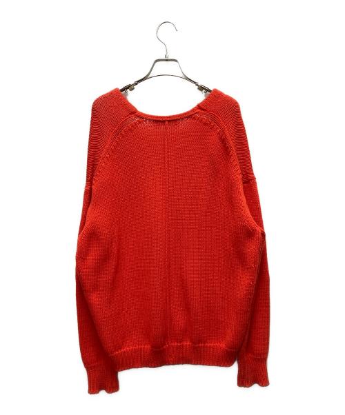 ebure（エブール）ebure (エブール) Ron Herman (ロンハーマン) Vネックニット オレンジ サイズ:FREEの古着・服飾アイテム