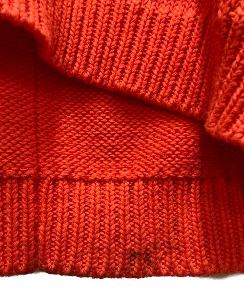 ebure（エブール）ebure (エブール) Ron Herman (ロンハーマン) Vネックニット オレンジ サイズ:FREEの古着・服飾アイテム