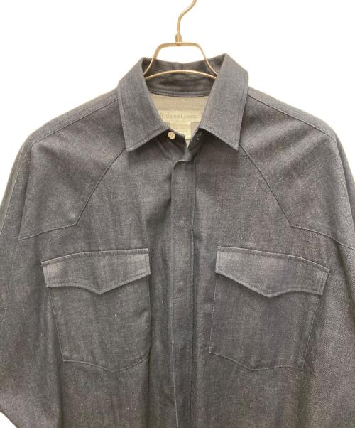 UNION LAUNCH（ユニオンランチ）UNION LAUNCH (ユニオンランチ) Ron Herman (ロンハーマン) ドルマンデニムシャツ インディゴ サイズ:FREEの古着・服飾アイテム