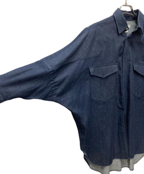 UNION LAUNCH（ユニオンランチ）UNION LAUNCH (ユニオンランチ) Ron Herman (ロンハーマン) ドルマンデニムシャツ インディゴ サイズ:FREEの古着・服飾アイテム