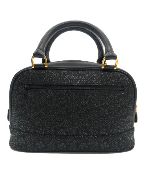 印傳屋（インデンヤ）印傳屋 (インデンヤ) ミニボストンバッグ ブラックの古着・服飾アイテム