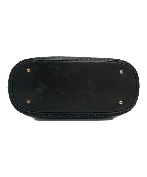 印傳屋（インデンヤ）印傳屋 (インデンヤ) ミニボストンバッグ ブラックの古着・服飾アイテム