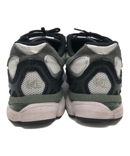 asics（アシックス）asics (アシックス) asics スポーツスタイル ゲル NYC/GEL-NYC ホワイト×ブラック×グリーン サイズ:SIZE 27.5cmの古着・服飾アイテム