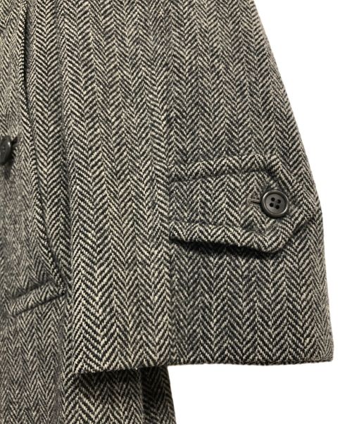Burberry's（バーバリーズ）Burberry's (バーバリーズ) IRISH TWEED (アイリッシュツイード) ウールロングコート グレー サイズ:不明の古着・服飾アイテム