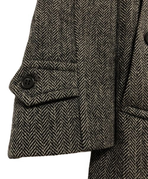 Burberry's（バーバリーズ）Burberry's (バーバリーズ) IRISH TWEED (アイリッシュツイード) ウールロングコート グレー サイズ:不明の古着・服飾アイテム