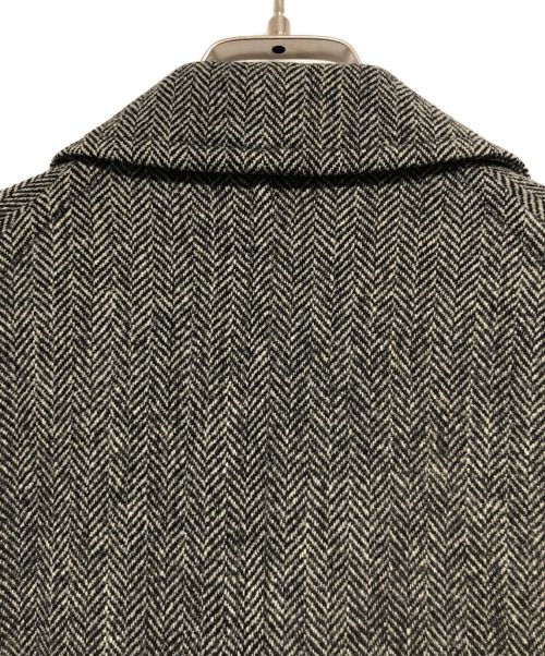 Burberry's（バーバリーズ）Burberry's (バーバリーズ) IRISH TWEED (アイリッシュツイード) ウールロングコート グレー サイズ:不明の古着・服飾アイテム