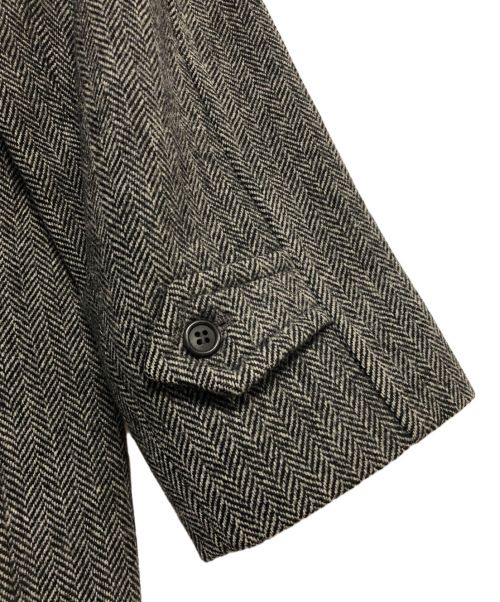 Burberry's（バーバリーズ）Burberry's (バーバリーズ) IRISH TWEED (アイリッシュツイード) ウールロングコート グレー サイズ:不明の古着・服飾アイテム