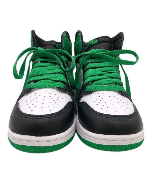 NIKE（ナイキ）NIKE JORDAN BRAND AIR JORDAN 1 RETRO HIGH OG (GS) BLACK/LUCKY (ジョーダン ブランド エア ジョーダン 1 レトロ HIGH OG GS) サイズ:SIZE 23.5cmの古着・服飾アイテム