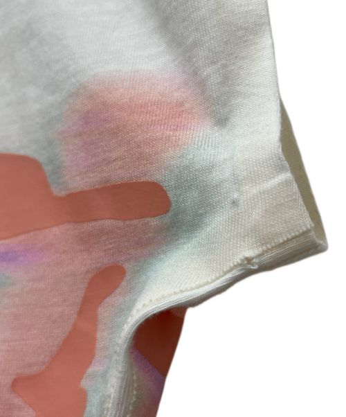 BALENCIAGA（バレンシアガ）BALENCIAGA (バレンシアガ) ノースリーブカットソー ホワイト×ピンク サイズ:SIZE Sの古着・服飾アイテム