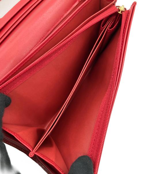 GHERARDINI（ゲラルディーニ）GHERARDINI (ゲラルディーニ) 長財布 レッドの古着・服飾アイテム