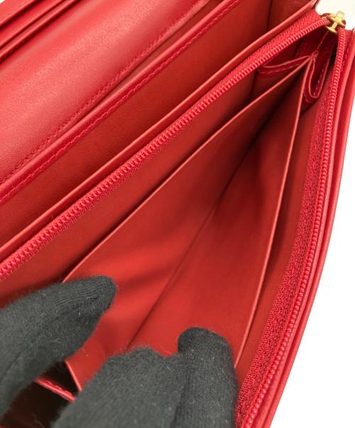 GHERARDINI（ゲラルディーニ）GHERARDINI (ゲラルディーニ) 長財布 レッドの古着・服飾アイテム