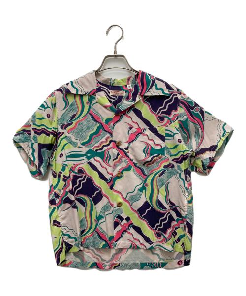 Sun Surf（サンサーフ）Sun Surf (サンサーフ) アロハシャツ アイボリー×グリーン サイズ:XS(13‐13 1/2)の古着・服飾アイテム