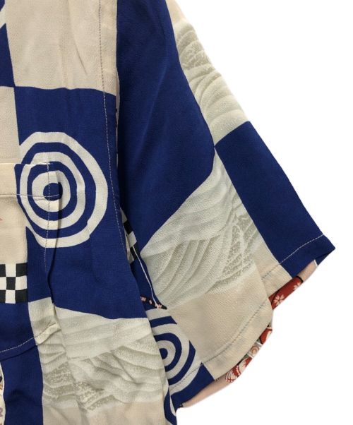 Sun Surf（サンサーフ）Sun Surf (サンサーフ) Sun Surf(サンサーフ)／節句源平合戦／アロハシャツ／オープンカラーシャツ アイボリー×ブルー サイズ:XSの古着・服飾アイテム