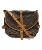 LOUIS VUITTONルイ ヴィトン）の古着「ショルダーバッグ　ソミュール30」｜ブラウン