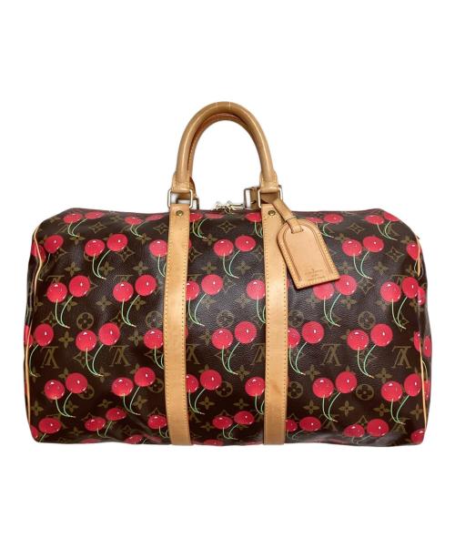 LOUIS VUITTON（ルイ ヴィトン）LOUIS VUITTON (ルイ ヴィトン) 村上隆 (ムラカミタカシ) Cherry keepall 45 （チェリー キーポル45） サイズ:45の古着・服飾アイテム