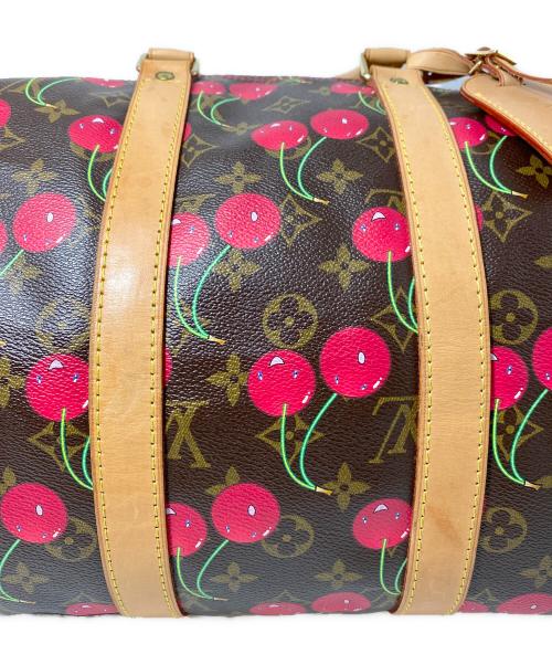 LOUIS VUITTON（ルイ ヴィトン）LOUIS VUITTON (ルイ ヴィトン) 村上隆 (ムラカミタカシ) Cherry keepall 45 （チェリー キーポル45） サイズ:45の古着・服飾アイテム