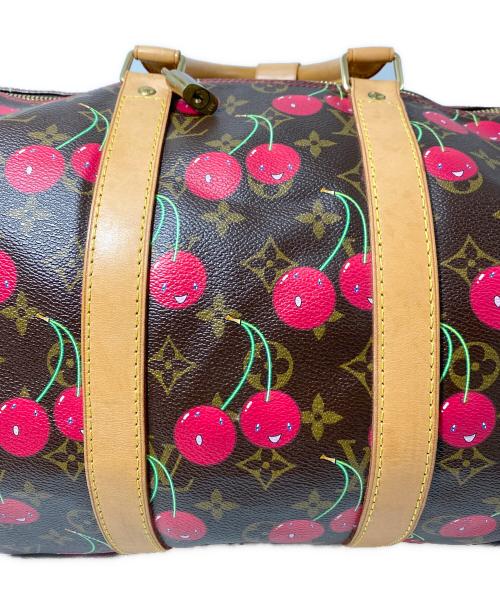 LOUIS VUITTON（ルイ ヴィトン）LOUIS VUITTON (ルイ ヴィトン) 村上隆 (ムラカミタカシ) Cherry keepall 45 （チェリー キーポル45） サイズ:45の古着・服飾アイテム