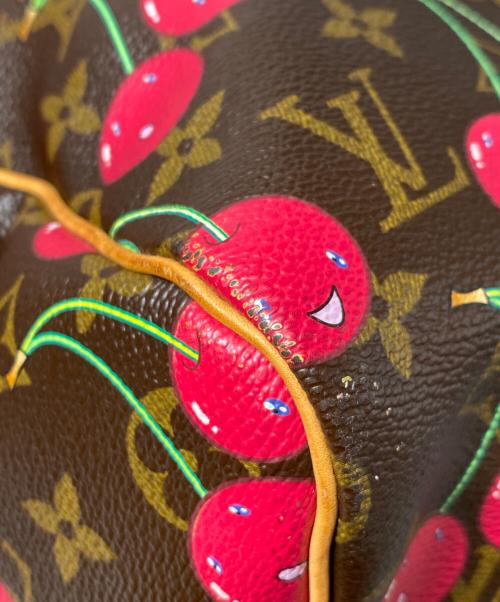 LOUIS VUITTON（ルイ ヴィトン）LOUIS VUITTON (ルイ ヴィトン) 村上隆 (ムラカミタカシ) Cherry keepall 45 （チェリー キーポル45） サイズ:45の古着・服飾アイテム