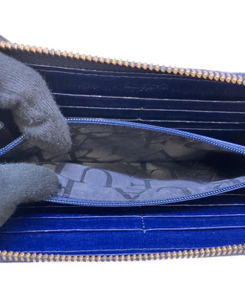 FURLA（フルラ）FURLA (フルラ) ラウンドジップウォレット ネイビーの古着・服飾アイテム