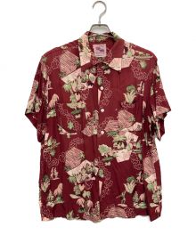 KAHANAMOKU（カハナモク）の古着「アロハシャツ」｜レッド