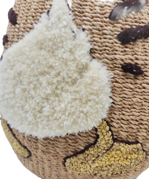 DISNEY（ディズニー）Disney (ディズニー) Samantha Vega (サマンサベガ) コラボカゴバッグ ブラウン×ホワイトの古着・服飾アイテム