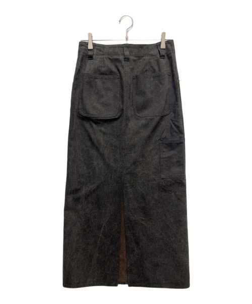 AURALEE（オーラリー）AURALEE (オーラリー) ロングスカート/WASHED HARD TWIST CANVAS SKIRT グレー サイズ:XLの古着・服飾アイテム