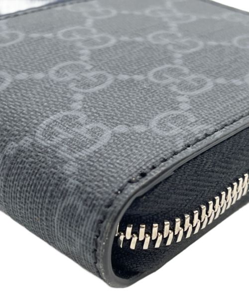 GUCCI（グッチ）GUCCI (グッチ) 長財布　GUCCI　GGスプリーム ネイビーの古着・服飾アイテム