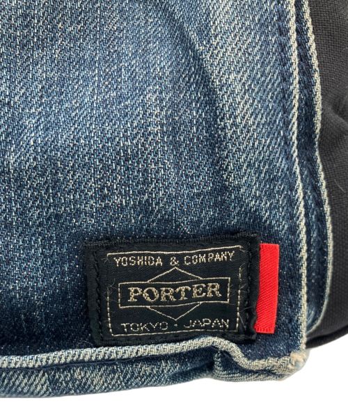 PORTER（ポーター）PORTER (ポーター) LEVI'S (リーバイス) COUDURA ボディーバッグ インディゴ×ブラックの古着・服飾アイテム