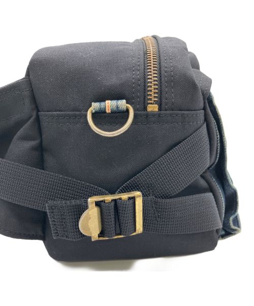PORTER（ポーター）PORTER (ポーター) LEVI'S (リーバイス) COUDURA ボディーバッグ インディゴ×ブラックの古着・服飾アイテム