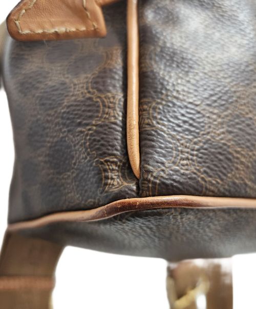 CELINE（セリーヌ）CELINE (セリーヌ) 巾着型リュック　CELINE　ヴィンテージリュック ブラウンの古着・服飾アイテム