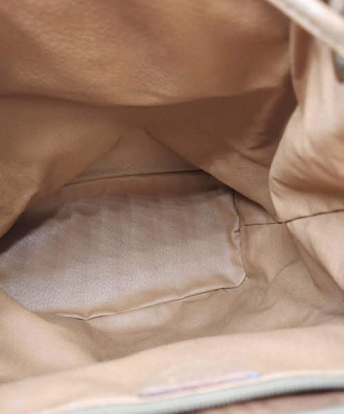 CELINE（セリーヌ）CELINE (セリーヌ) 巾着型リュック　CELINE　ヴィンテージリュック ブラウンの古着・服飾アイテム