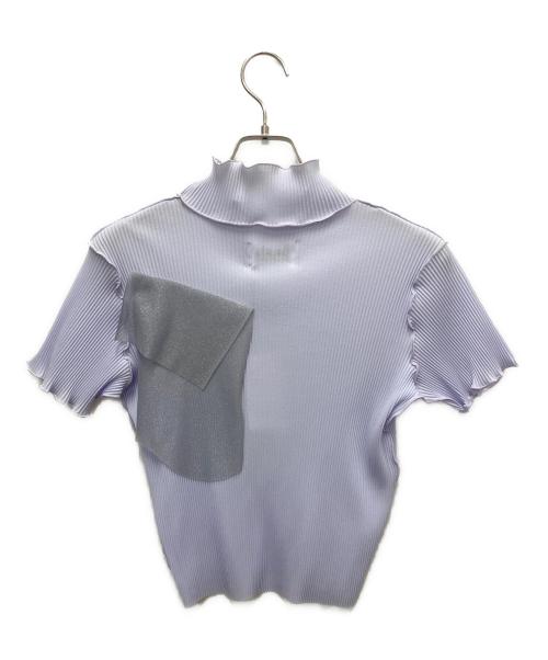 kotohayokozawa（コトハヨコザワ）kotohayokozawa (コトハヨコザワ) STUDIOUS (ステュディオス) グリッターハイネックトップス パープル サイズ:SIZE FREEの古着・服飾アイテム