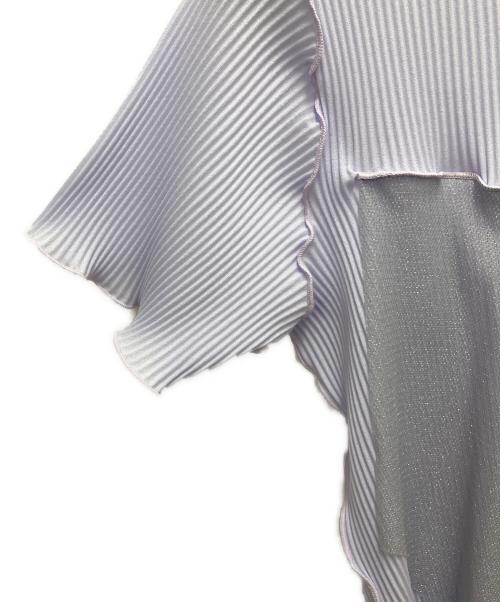 kotohayokozawa（コトハヨコザワ）kotohayokozawa (コトハヨコザワ) STUDIOUS (ステュディオス) グリッターハイネックトップス パープル サイズ:SIZE FREEの古着・服飾アイテム