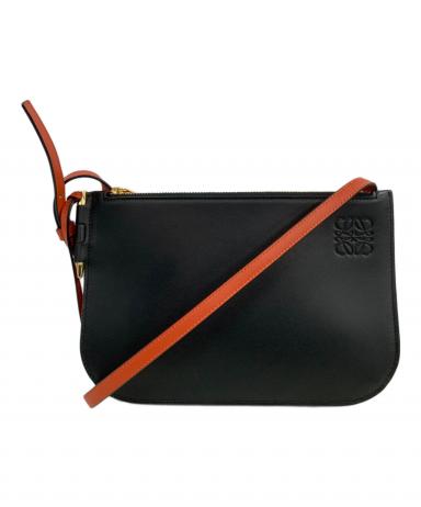 中古・古着通販】LOEWE (ロエベ) ダブルジップショルダーポーチ