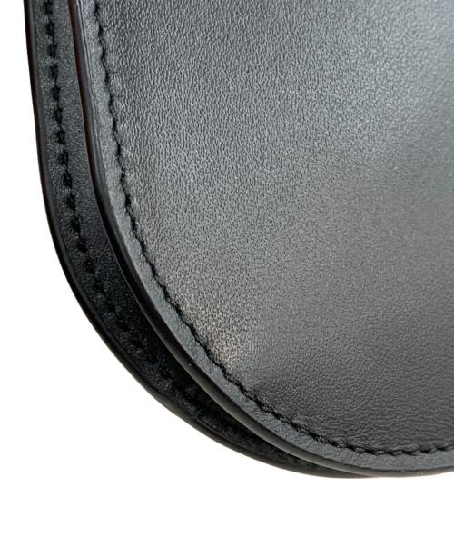 LOEWE（ロエベ）LOEWE (ロエベ) ダブルジップショルダーポーチ ブラック×レッドの古着・服飾アイテム