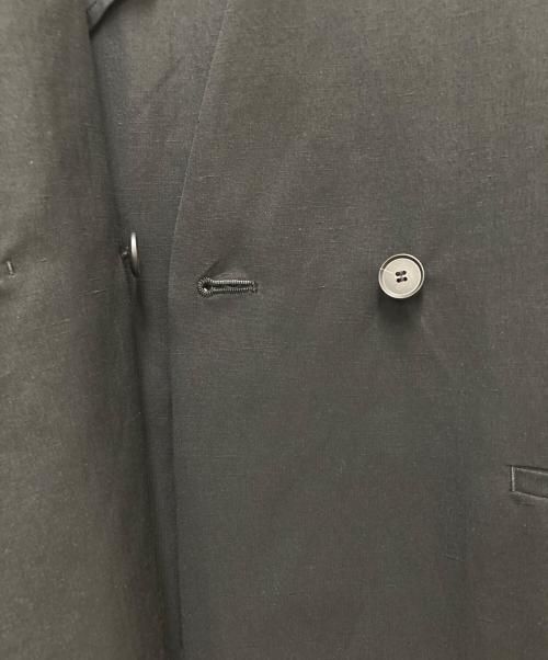 journal standard L'essage（ジャーナルスタンダード レサージュ）journal standard L'essage (ジャーナルスタンダード レサージュ) ウェザーリネンオーバーサイズベスト ブラック サイズ:FREEの古着・服飾アイテム