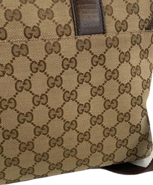 GUCCI（グッチ）GUCCI (グッチ) メッセンジャーバッグ GG ブラウンの古着・服飾アイテム