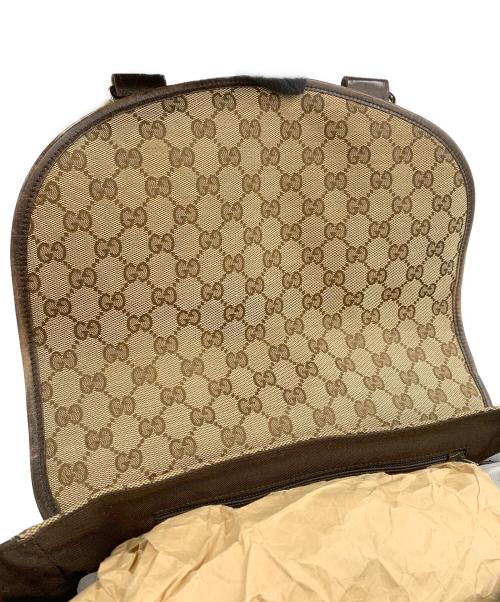 GUCCI（グッチ）GUCCI (グッチ) メッセンジャーバッグ GG ブラウンの古着・服飾アイテム